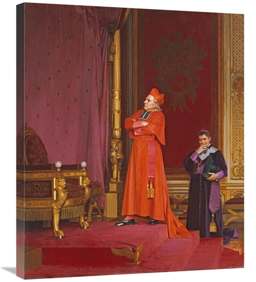 Global Gallery GCS-267527-30-142 30 in. A Cardinal Looking at Napoleon