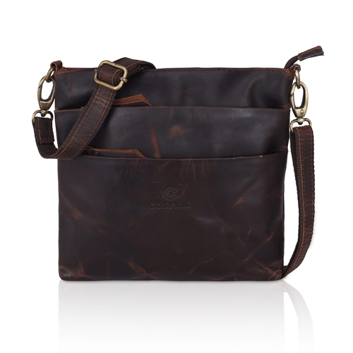 Leather Sling Bag – Timeless Classic Authentic Leather (Size-30x25cm)