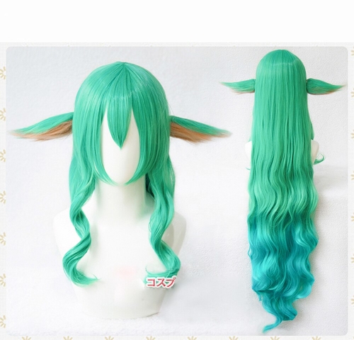 120cm Wig LOL Soraka Wig Star Guardian Long Green