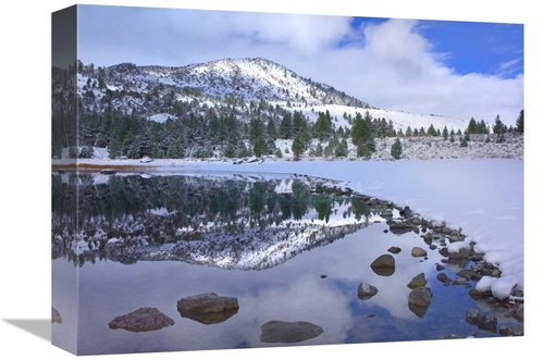 Global Gallery GCS-397183-1216-142 12 x 16 in. June Lake Reflecting Sn