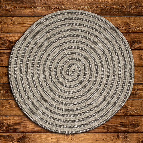 Colonial Mills Rug OL43R060X060 5 x 5 ft. Woodland All-Natural Round B