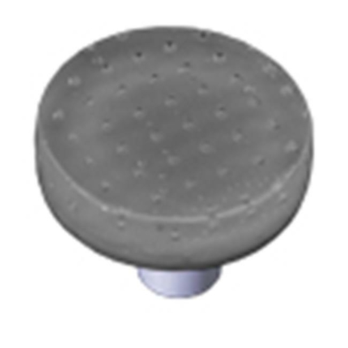 Hot Knobs HK1212-KRB Bubbles Deco Gray Round Glass Cabinet Knob - Blac