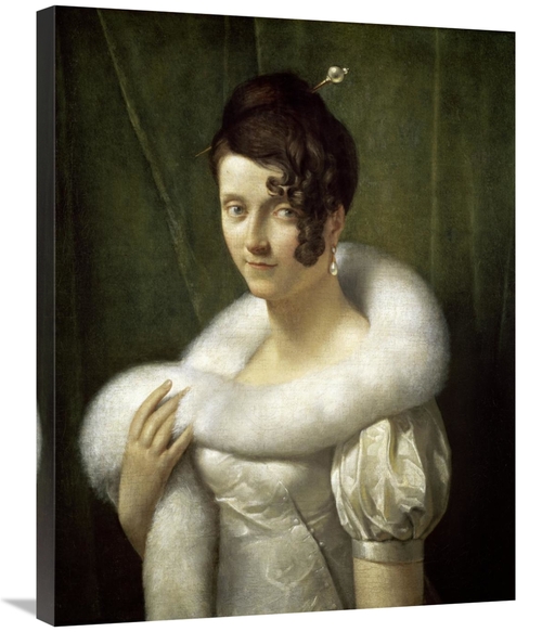 Global Gallery GCS-277676-30-142 30 in. Portrait of a Young Lady - Por