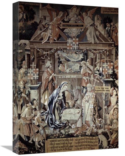 Global Gallery GCS-280630-22-142 22 in. Adoration of the Shepherds Art