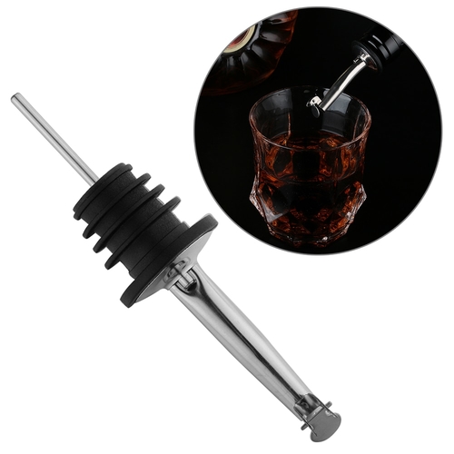 1/3pcs Stainless Steel Wine Pourer With Cover Oil