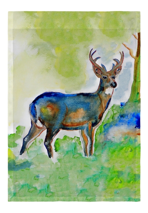 Betsy Drake FL336 Deer Flag - 12.5 x 18 in.