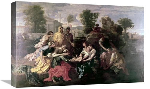 Global Gallery GCS-279469-22-142 22 in. Discovery of Moses Art Print -