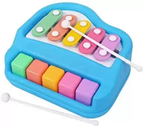 Musical Xylophone and Mini Piano, Non Toxic, Non-Battery- Assorted