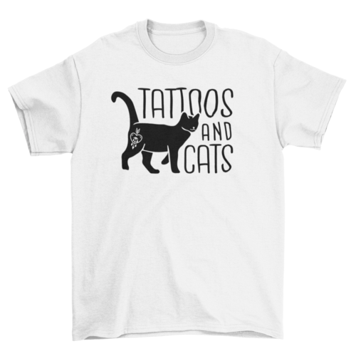 Cats and store tats t shirt