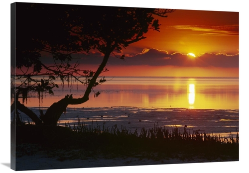 Global Gallery GCS-396003-3040-142 30 x 40 in. Sunset Over Annes Beach