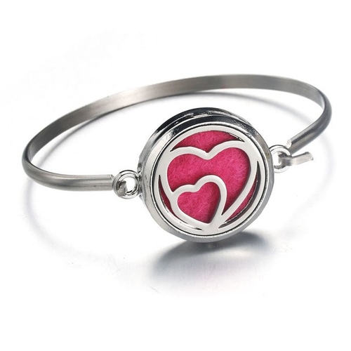 Heart in Heart Stainless Steel Aromatherapy