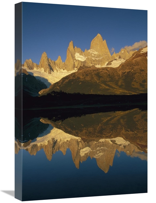 Global Gallery GCS-453476-1624-142 16 x 24 in. Fitzroy Massif Reflecti