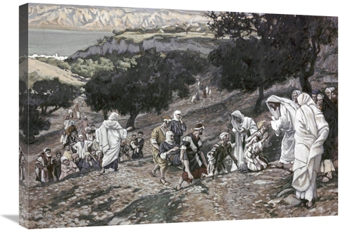 Global Gallery GCS-280363-30-142 30 in. Jesus Healing the Lame & The B