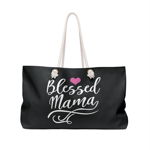 Weekender Bag - Blessed Mama Graphic Style Tote Bag