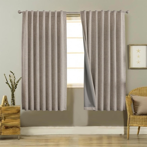 Curtains 72 inches Long 100% Blackout Drapes (SIZE-72X52INCH)