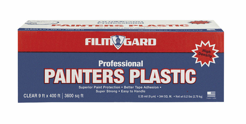 Berry Plastics 626260 9 x 400 ft. Dropcloth High Density Painters Plas