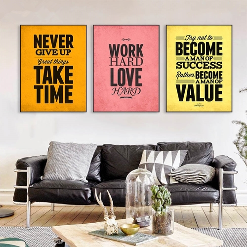 Motivational Quote Minimalist Art Canvas