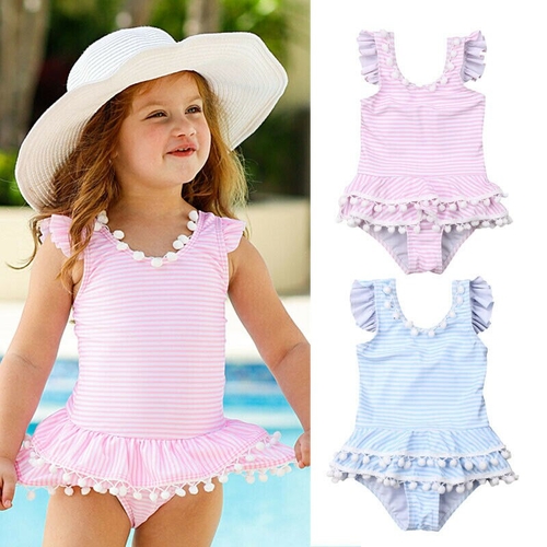 One Piece Kids Bikini Toddler Kids Baby Girls