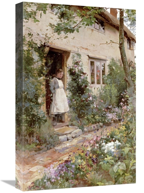 Global Gallery GCS-268017-22-142 22 in. The Cottage Garden Art Print -