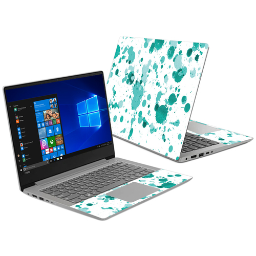 MightySkins LENI330S14-Teal Splatter Skin for Lenovo Ideapad 330s 14 i