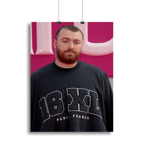 Sam Smith at the Barbie premiere Canvas Print or Poster