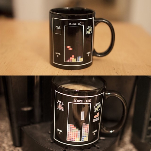 Tetris Heat Change Mug