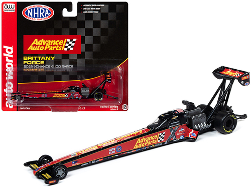 2019 NHRA TFD (Top Fuel Dragster) Brittany Force \Advance Auto Parts\"