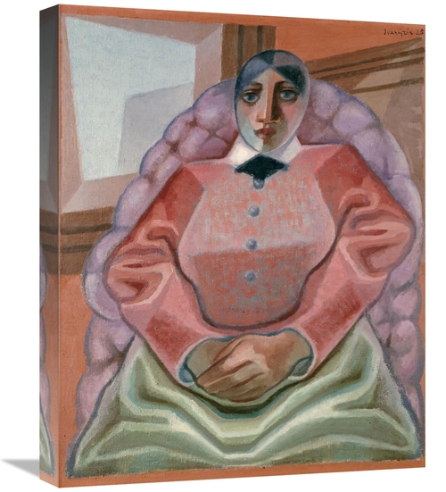 Main Global Gallery GCS-266457-22-142 22 in. Woman in an Armchair Art Print image