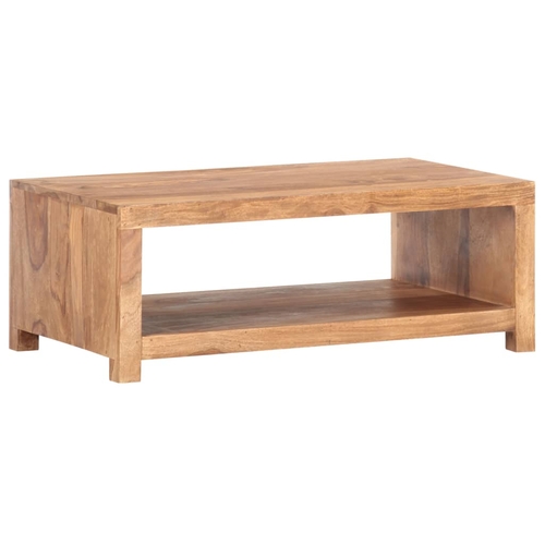 Coffee Table 31.5"x17.7"x11.8" Solid Sheesham Wood