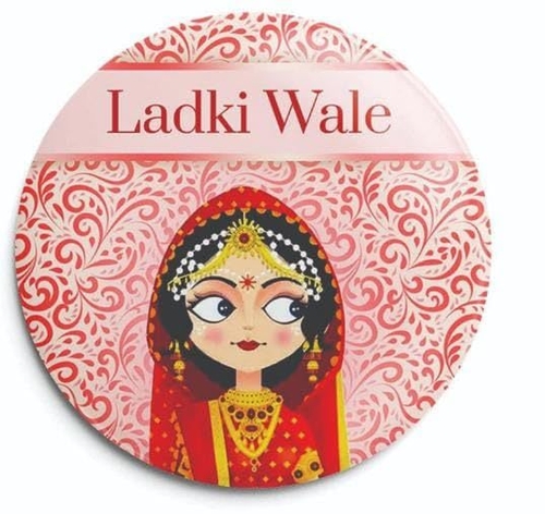 Ladkiwale - Ladkiwale |Team Bride - Team Groom Wedding Badges (props)