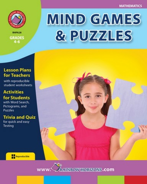 Rainbow Horizons A28 Mind Games & Puzzles - Grade 4 to 6