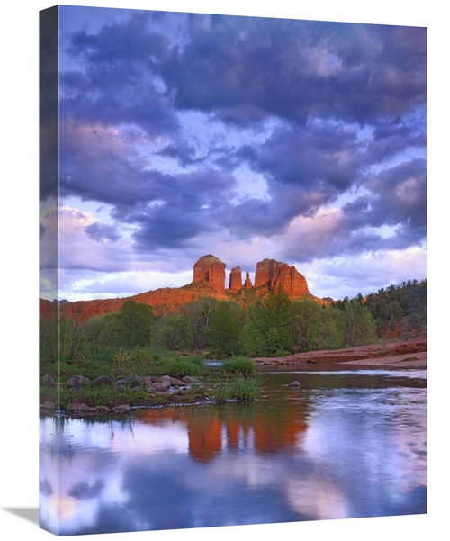 Global Gallery GCS-452150-1824-142 18 x 24 in. Cathedral Rock Reflecte