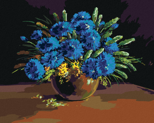 Paint by Numbers - BOUQUET OF BLUE FLOWERS