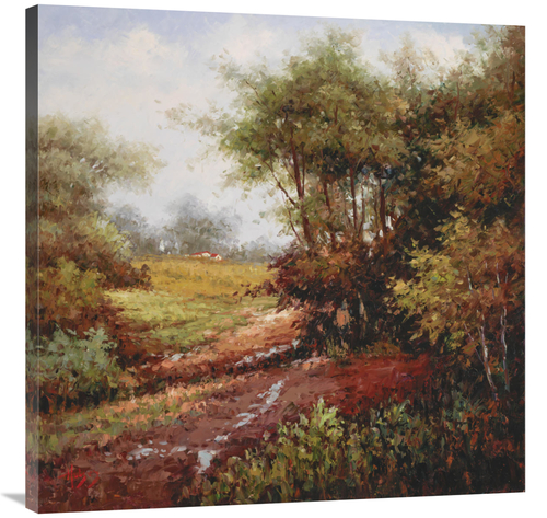 Global Gallery GCS-132497-3636-142 36 x 36 in. The Trail Home Art Prin