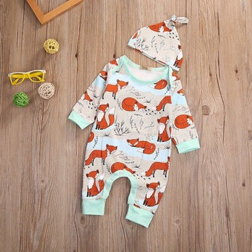 2PCS Newborn Baby Boy Girl Clothes Children