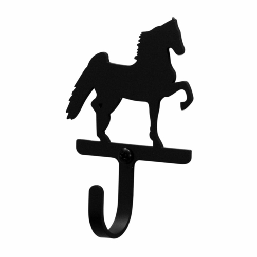 Wrought Iron Prancing Horse Wall Hook Decorative Small