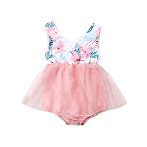 New Infant Newborn Baby Girls Bodysuits Summer