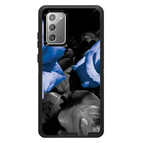 MightySkins CF-OTDSAGNO20-Blue Roses Carbon Fiber Skin for Otterbox De