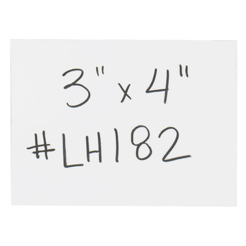 Box Partners LH182 3 x 4 in. White Warehouse Labels - Magnetic Strips 