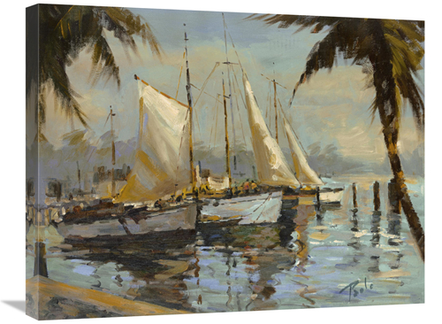 Global Gallery GCS-121362-2228-142 22 x 28 in. Tropical Sail Art Print