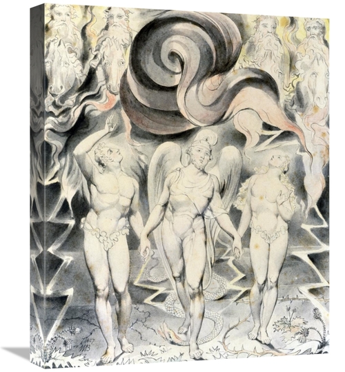 Global Gallery GCS-281725-22-142 22 in. Satan Calling Up His Legions A