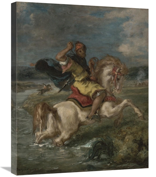 Global Gallery GCS-459980-2228-142 22 x 28 in. Moroccan Horseman Cross