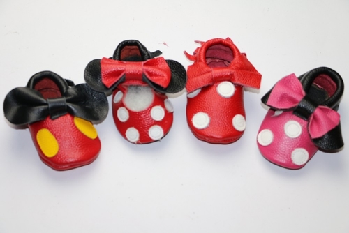 New Genuine Leather Toddler baby moccasins tassel