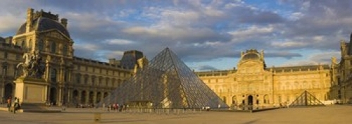 Panoramic Images PPI126363L Pyramid in front of a museum  Louvre Pyram