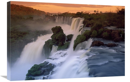 Global Gallery GCS-397666-2030-142 20 x 30 in. Cascades of the Iguacu 