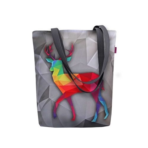 Main Max Shoulder Bag In Canvas Sunny Line Bertoni image