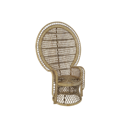 Garden sofa DKD Home Decor Brown Multicolour Natural Rattan 98 x 55 x