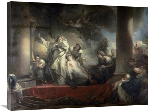 Global Gallery GCS-277587-36-142 36 in. High Priest Coresus Sacrifices