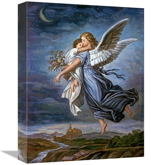 Global Gallery GCS-283338-16-142 16 in. The Guardian Angel Art Print -