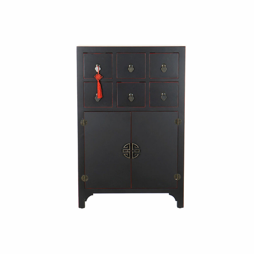 Chest of drawers DKD Home Decor Blue Golden Fir MDF Wood Oriental 63 x